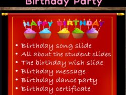 Virtual search Birthday Celebration Party, Digital Happy search Birthday - 12 Editable Google Slides / PowerPoint